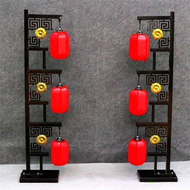 婚庆道新CD333209中式三联灯灯笼婚礼汉唐路引具宫铁艺屏风中风国,节庆用品/礼品,陪嫁用品套装,淘宝优惠券,粉丝福利购,淘宝优惠卷