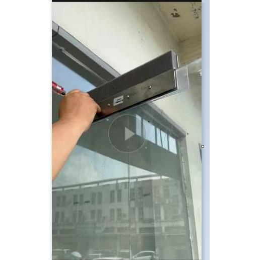 免打孔玻璃限位器防止玻璃两边开门门挡限位器防推固定器外阻门器