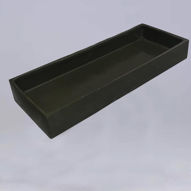 盆景盆长条花盆长方形造景盆微景观托盘苔藓底盘长形室内客厅简约