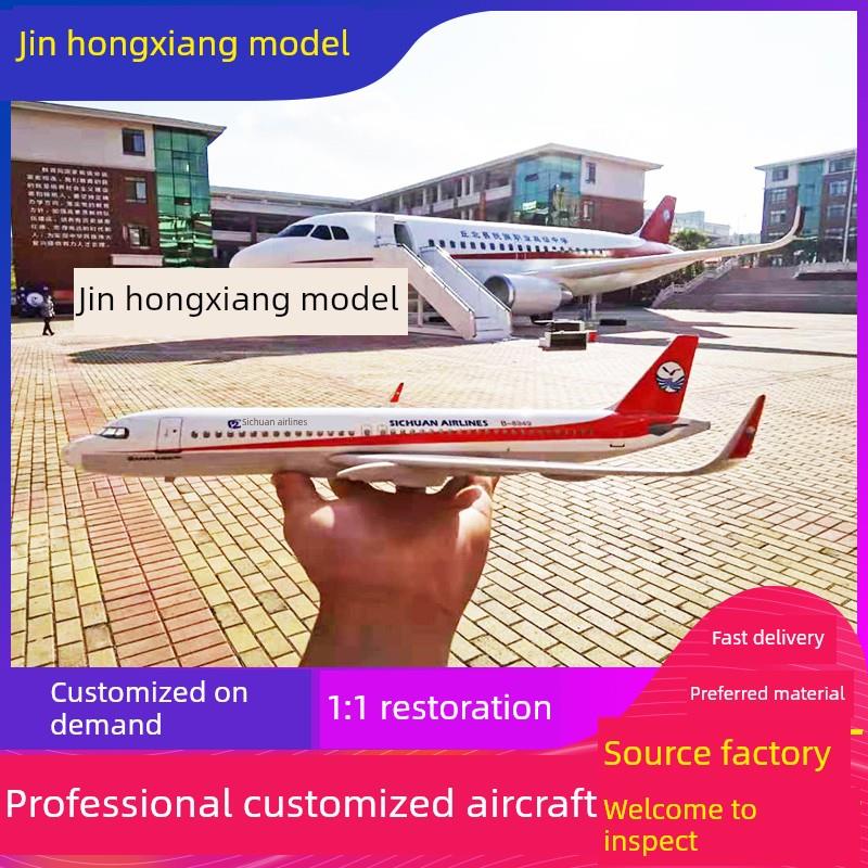 定制大型飞机模型客机逃生舱飞机餐厅景区展览消防表演空乘培训