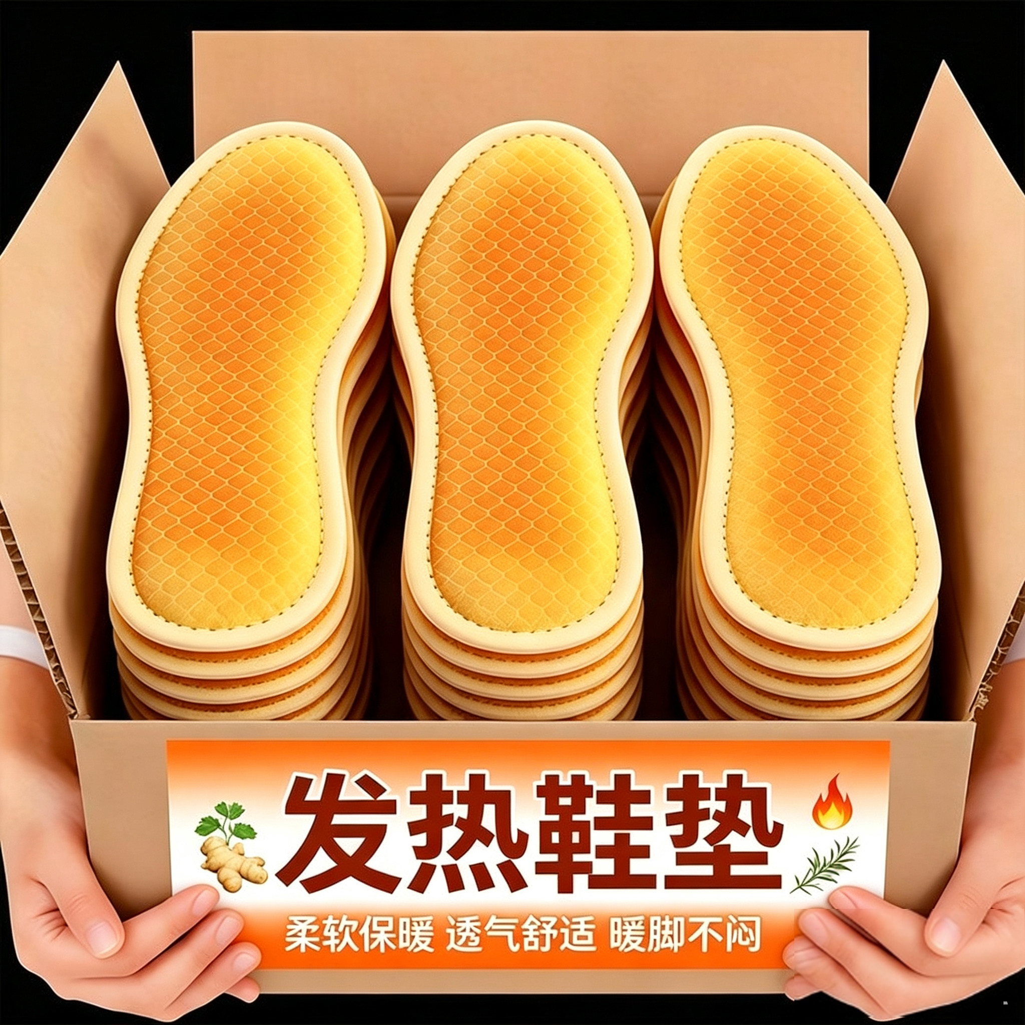 自发热鞋垫女男加热冬季自热鞋垫保暖贴加热垫加热鞋垫发热垫爆款