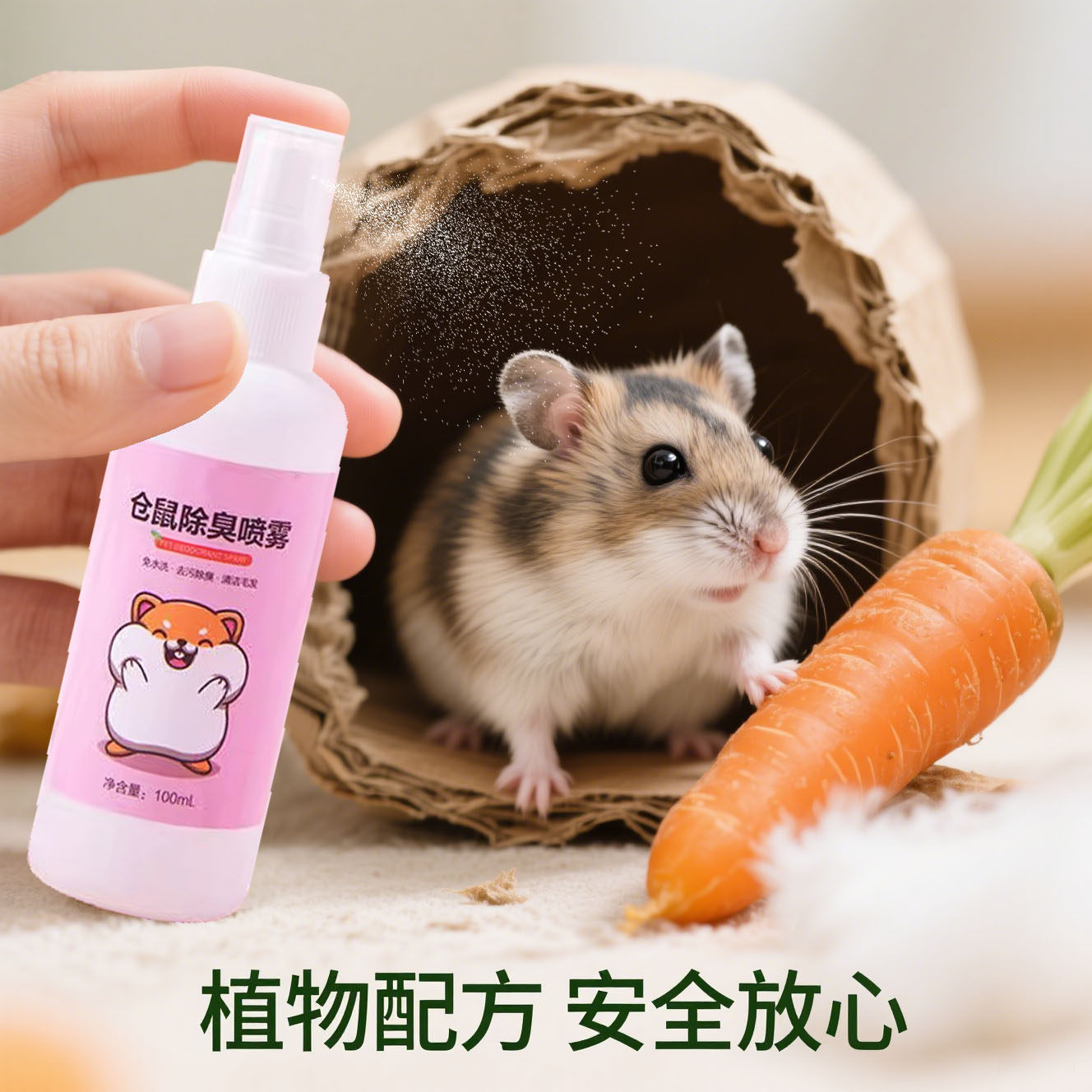 仓鼠体外除臭剂喷雾留香宠物