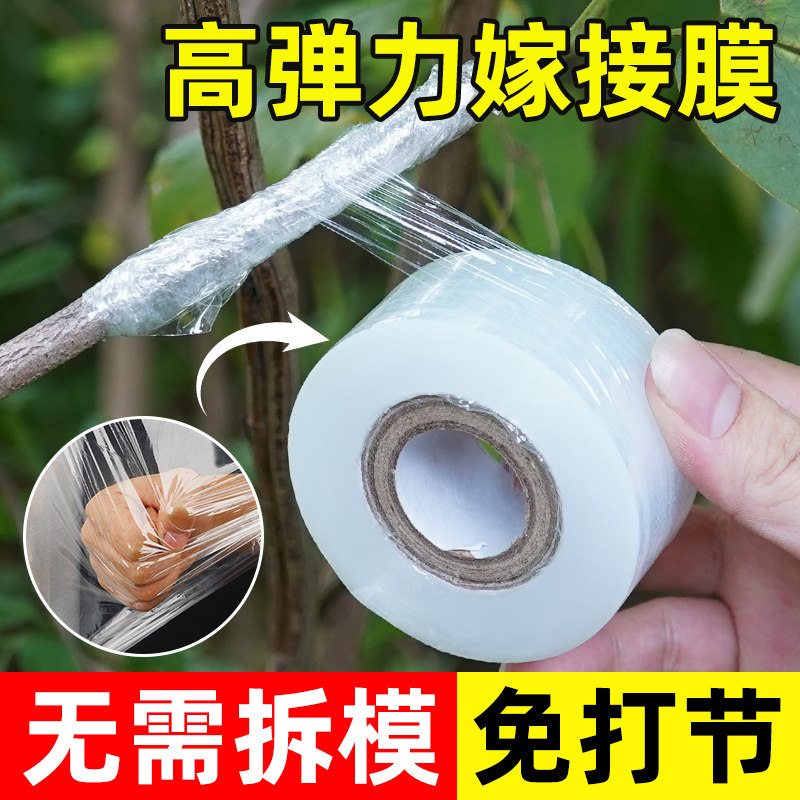 嫁接膜自粘式PE薄膜免打结园林果树嫁接专用膜胶带包扎塑料膜绑带