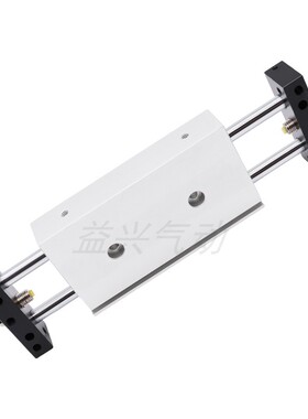 小型气动可调行程滑台双轴双杆气缸STMB10/16/20/25-50/100/150