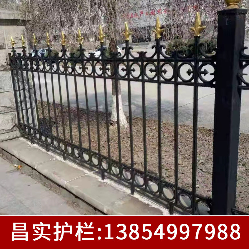 铸铁护栏铁艺围栏生铁围墙玛钢栏杆球墨栅栏锌钢热镀锌冷镀锌院墙