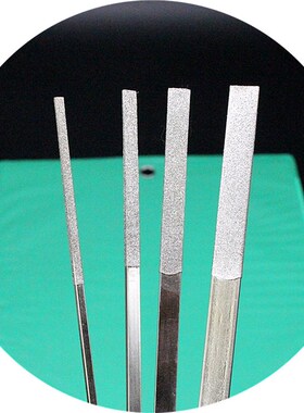 CF-400金刚石大平斜锉刀150#200#400#钻石合金锉刀406408模具锉刀