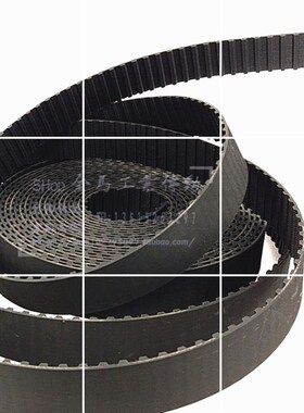 万东F51-5开口机皮带同步夹具传动带齿形带造影皮带长3.7米 宽10