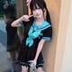 制服正版 jk原创水手服可爱学生校园风日系秋季 呆呆小猫 猫看花