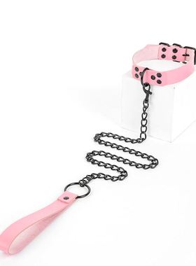 极速项圈男手环链条大铃铛t牵引道具颈圈绳项圈发箍女仆链项圈捆