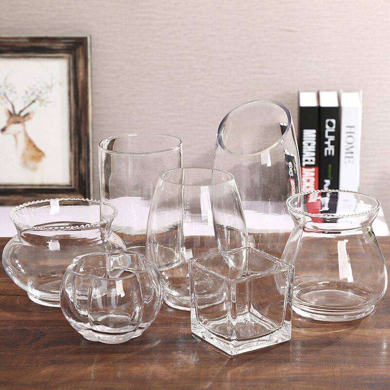 极速简约大号玻璃花瓶透明创意室内鱼H缸水培水养绿萝植物器皿客,鲜花速递/花卉仿真/绿植园艺,花瓶,淘宝优惠券,粉丝福利购,淘宝优惠卷