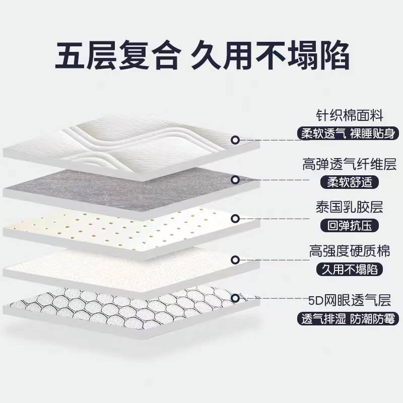 极速乳胶牀垫软垫家用加厚宿舍z学生单双人榻榻米打地舖垫子海绵