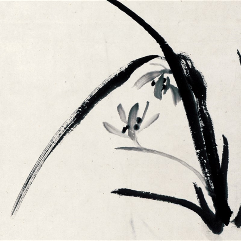 极速齐白石 猫趣图 画心宣纸国z画装饰画名人字画高仿高清微喷复