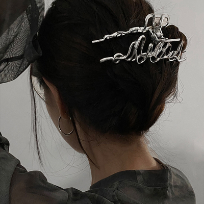 极速Ruoshui Woman Novelty IrregularF Hairpins Punk Style Met