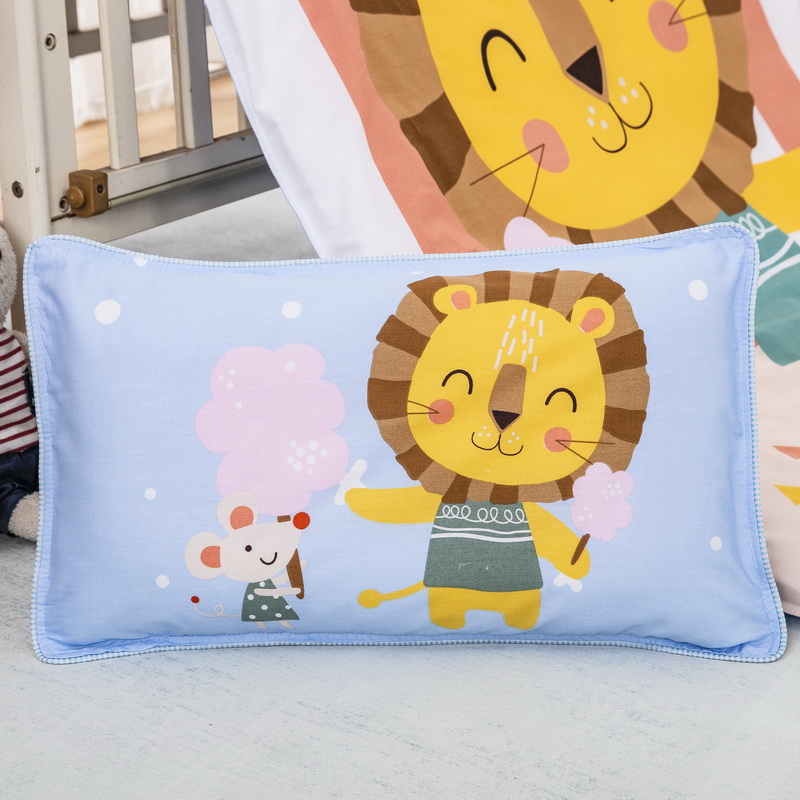 极速儿童枕套30xj50cm40x60纯棉卡通可爱宝宝小号一对装全棉枕头