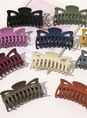 极速Fashion Solid Large Hair Claws EleIgant Hair Clips Hairp