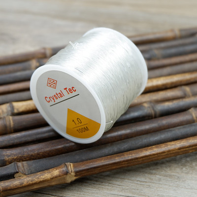 极速0.5-1.5mm Elastipc Cord String Transparent Elastic Threa