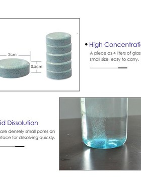 极速10Pcs/Pack Car Solid uWiper Cleaner Effervescent Tablet