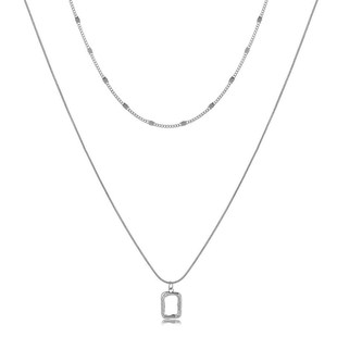 necklace 极速Gold fashion chain 项链ins金色小众 colljarbone
