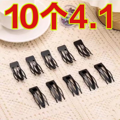 新款简约发夹bb夹刘海夹边夹碎发卡子盘发夹子头饰黑色掰掰夹发卡