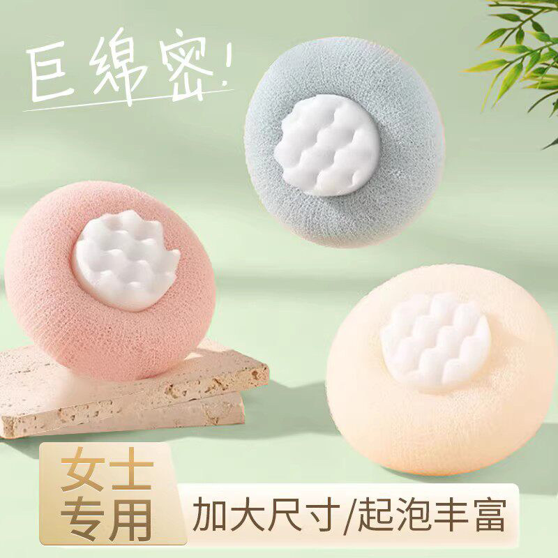 家用吸盘搓澡神器按摩去污沐浴球沐浴刷搓澡巾浴擦搓背搓泥洗澡刷