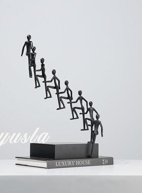 简约电视柜书房摆件样板间别墅客厅玄关柜酒柜高级感酒店软装饰品