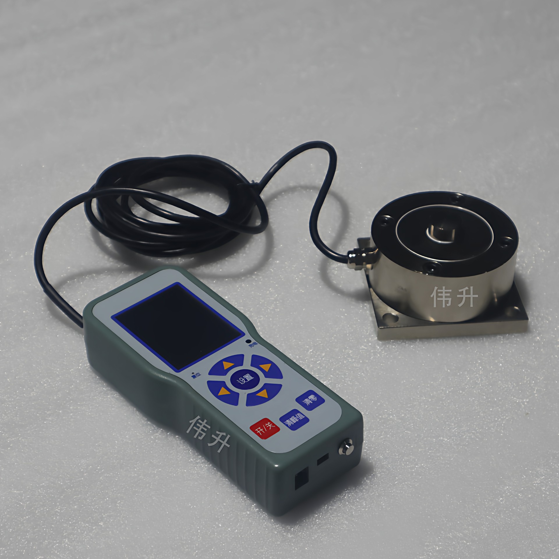 30吨轮辐式数显压力计400米远距离显示压力值外置式压力传感器