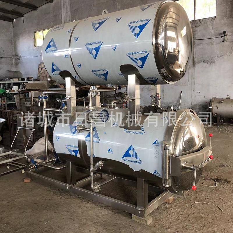 厂家供应牛肉烧鸡高温杀菌锅鸭脖杀菌机软包装咸鸭蛋灭菌锅