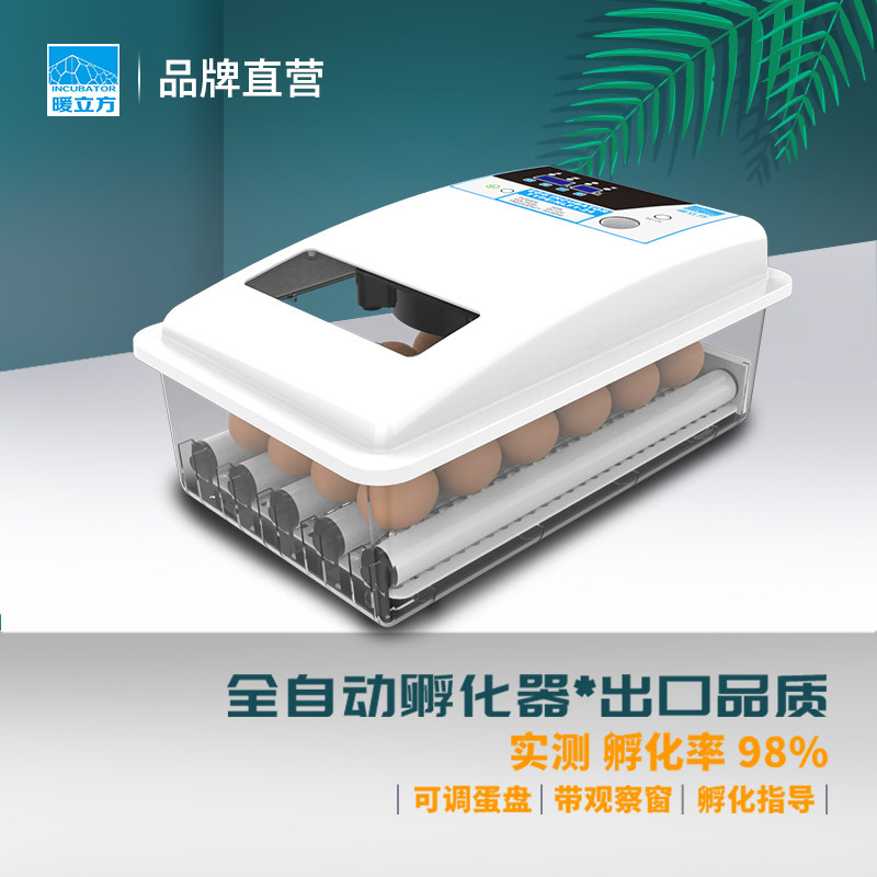 暖立方孵化器小型家用型孵蛋器鸡鸭鹅鹌鹑孵化箱芦丁小鸡孵化机