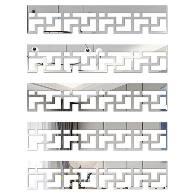 新中式吊顶装饰条天花板边框w仿古背景墙美化自装亚克力腰线墙贴3