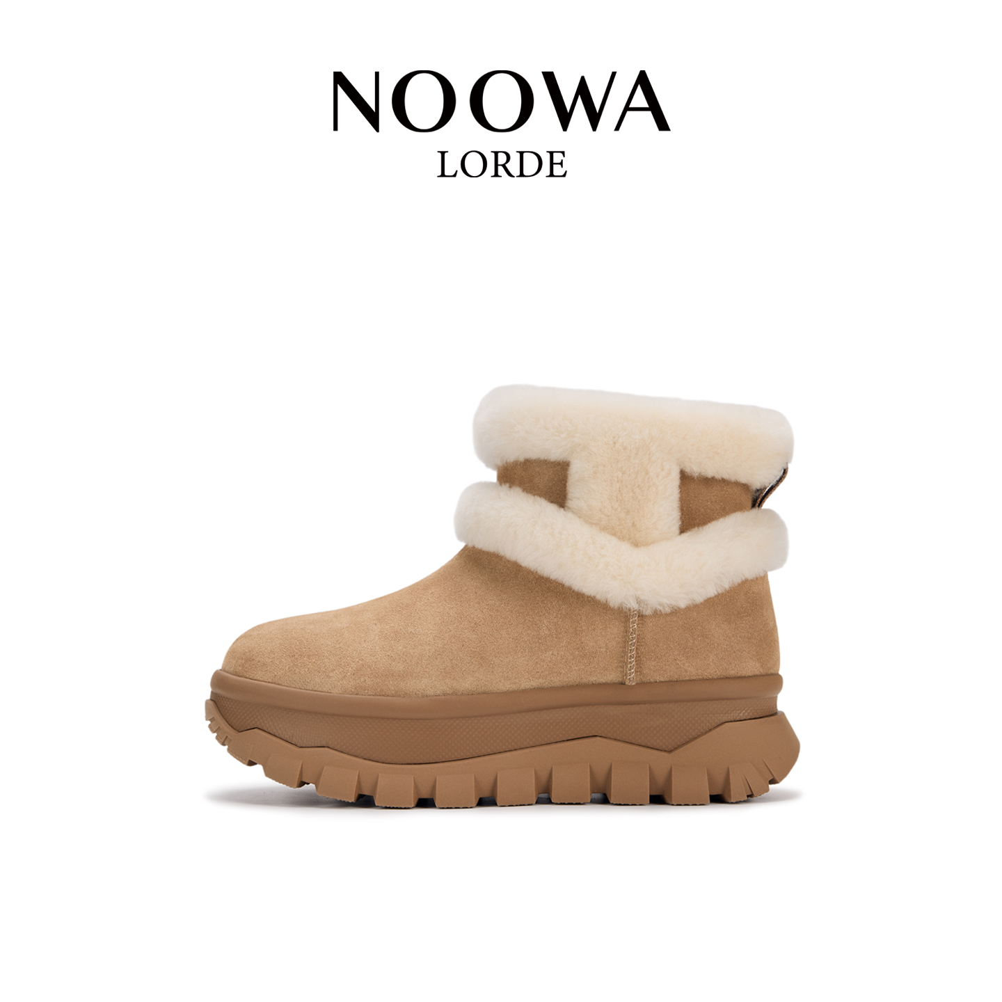 商场同款加绒保暖厚底舒适雪地靴