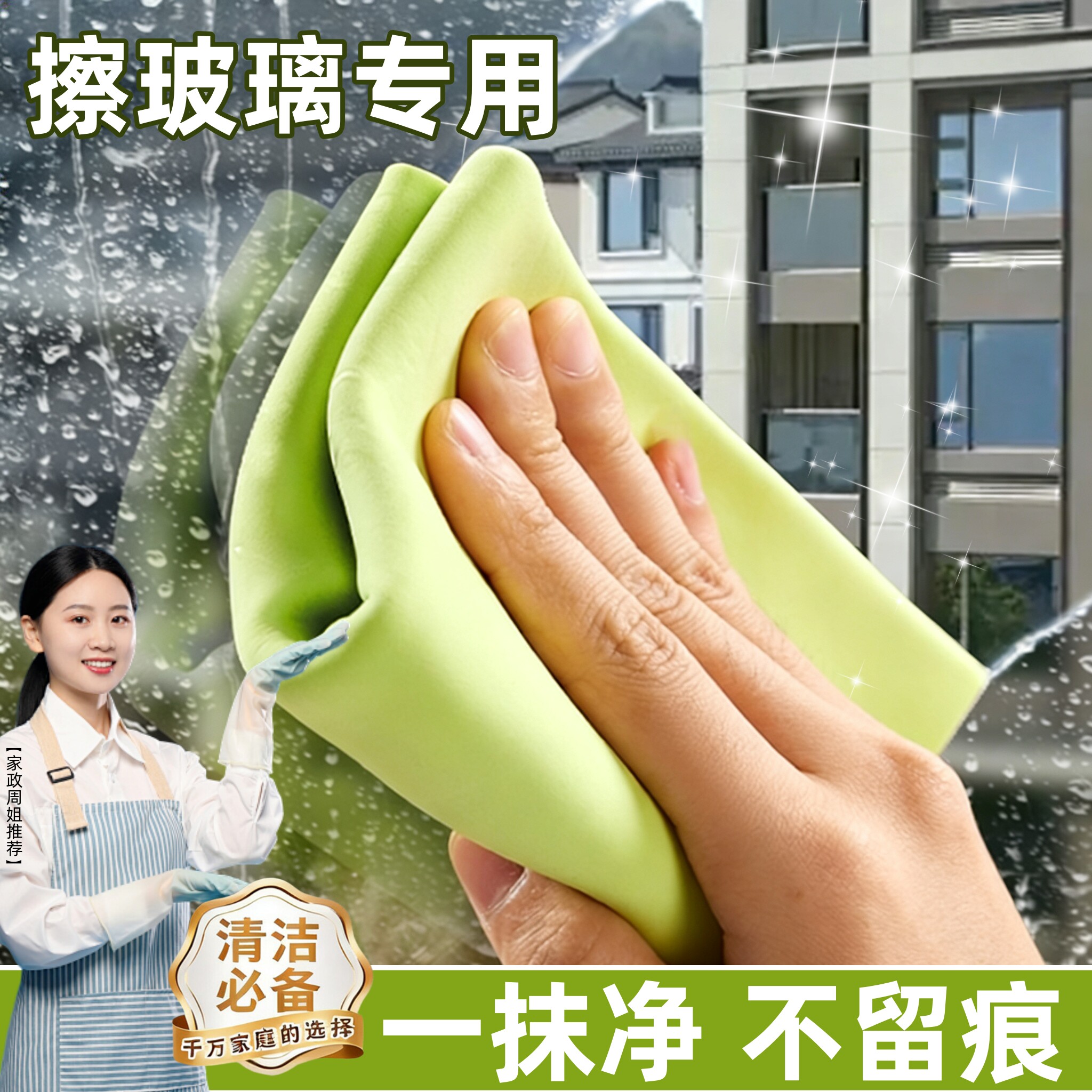 大扫除选它】高效不留痕鹿皮抹布