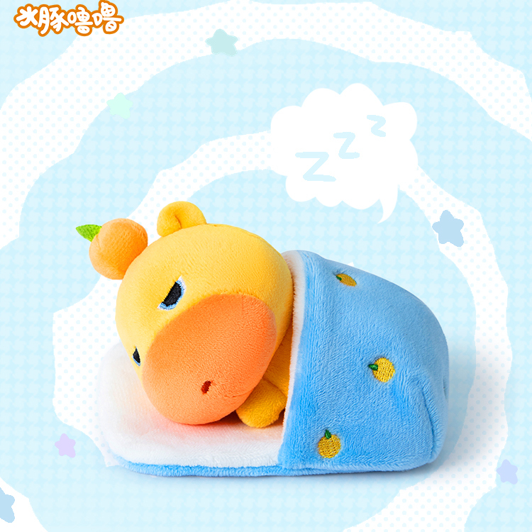 联名正版水豚噜噜毛绒玩偶挂件公仔包包挂饰生日礼物创意周边女生
