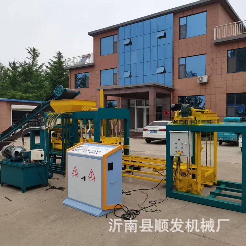 免烧砖机水泥砖机空心砖机液压全自动制砖机砖机设备数控砖机