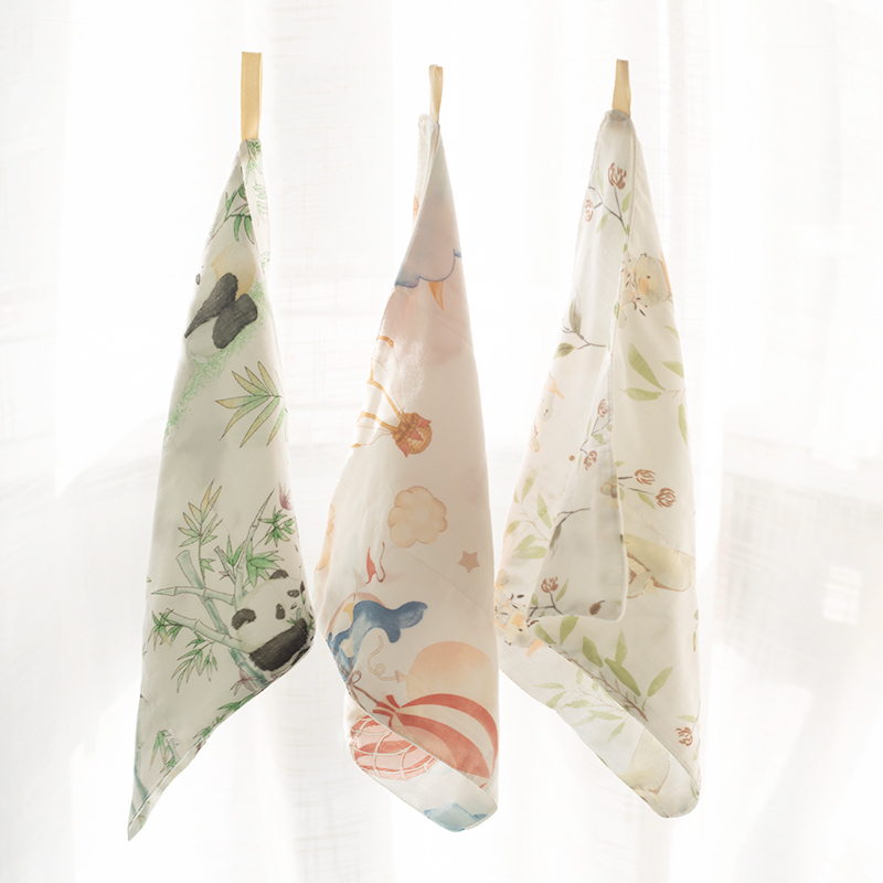 婴儿纯棉纱布口水巾超软手巾