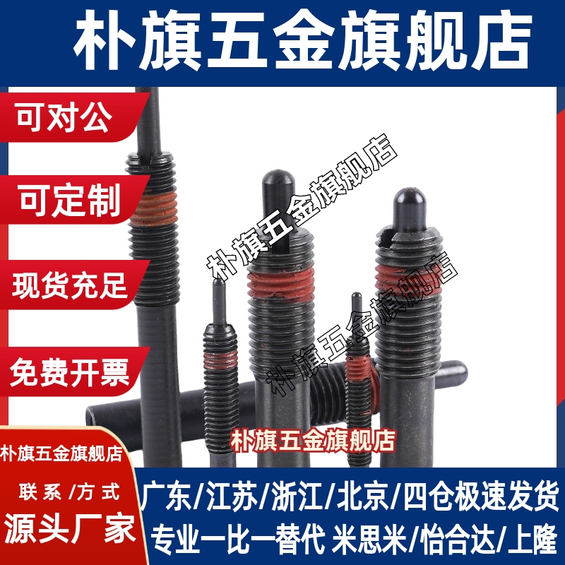 PJX3/4/5/6/8/10/12/16/20/24超重载型弹簧柱塞 伸缩弹顶销 ZAP13