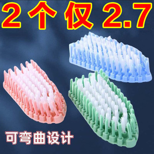 厨房灶台可弯曲刷子多功能洗衣刷浴室浴缸刷地板多角度浴火漆蜡粒