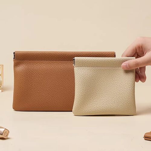 PU自动闭合迷你多功能收纳包