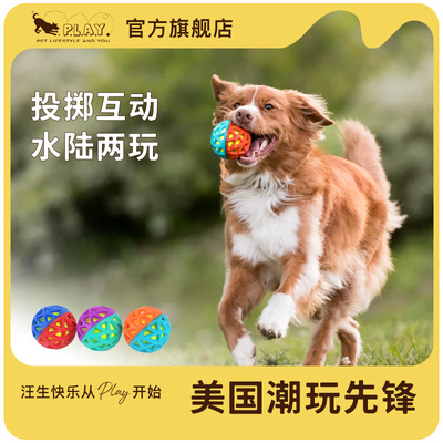 【阿斯特罗球】美国Playpet宠物狗狗投掷发声玩具水陆两玩