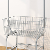 多功能移动衣架推车落地家用阳台晾衣架卧室挂衣架服装 店衣服架子