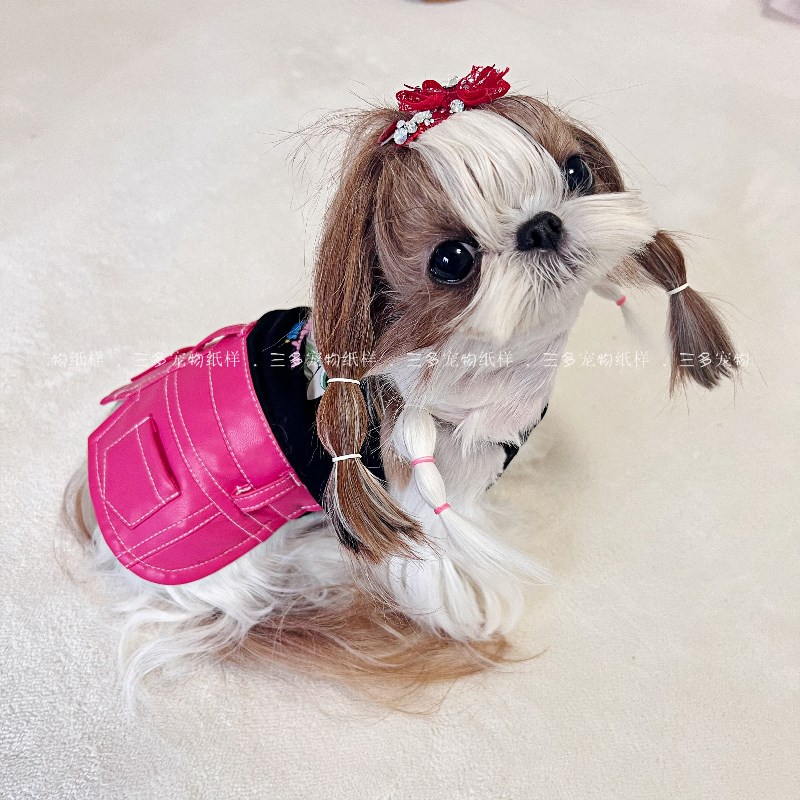 宠物猫狗包臀裙图纸吊带裙纸样公主裙半身裙时尚酷装裙子模板样版