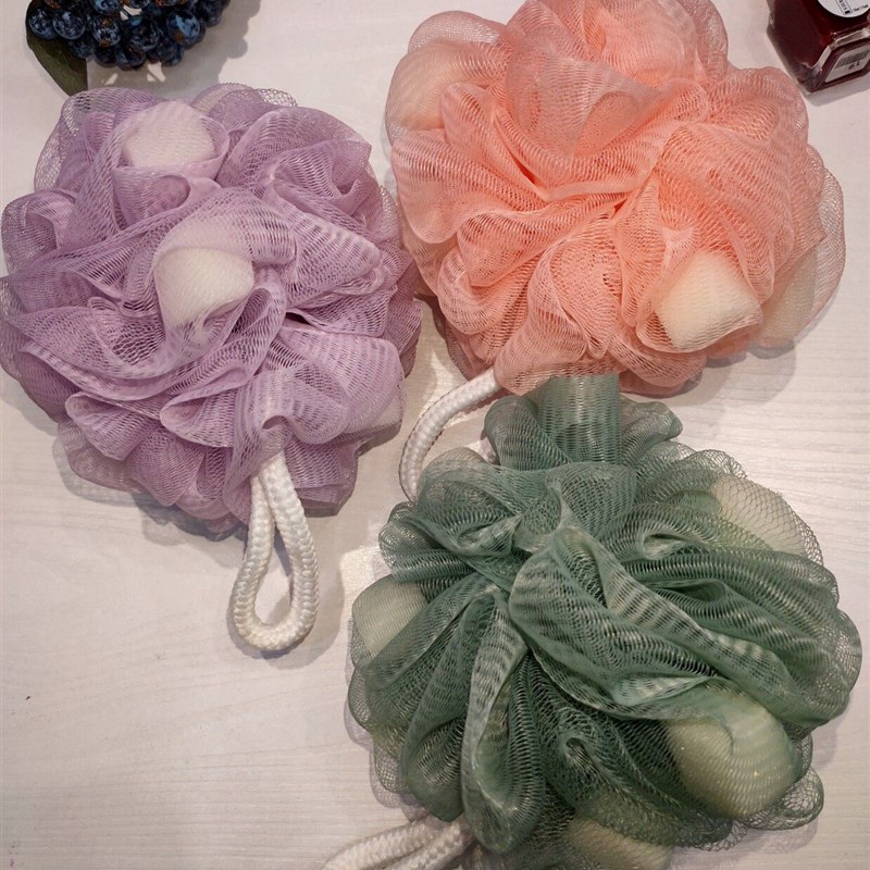 沐浴球泡泡浴花长款搓背条大号浴花搓澡巾儿童新款男女洗浴用品