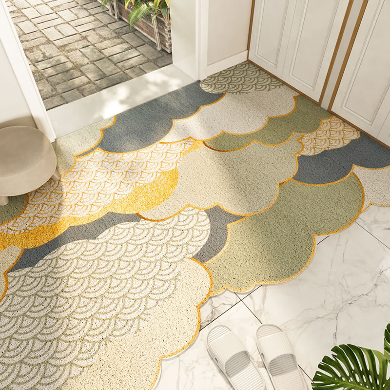 家用门口地垫进门入户门垫大面积踩脚垫北欧丝圈进户大门地毯垫子