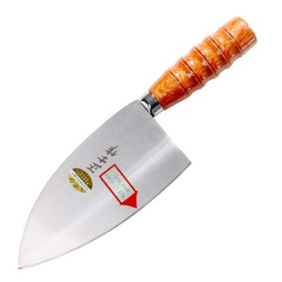 正士作金门炮弹钢菜刀不锈钢切片刀厨师刀切肉刀小菜刀大鱼刀B217