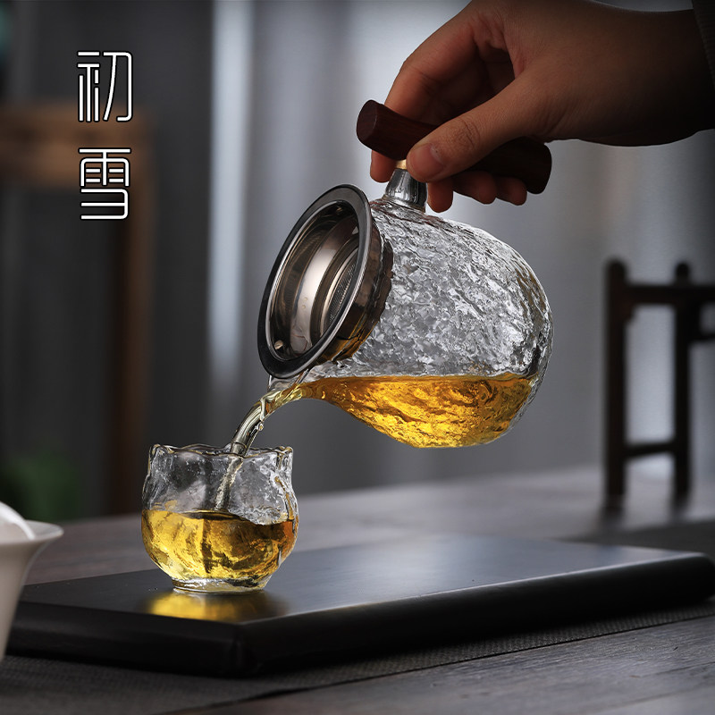加厚玻璃公道杯茶漏一体分茶器茶滤套装木把公杯日式功夫茶具配件,餐饮具,公道杯,淘宝优惠券,粉丝福利购,淘宝优惠卷