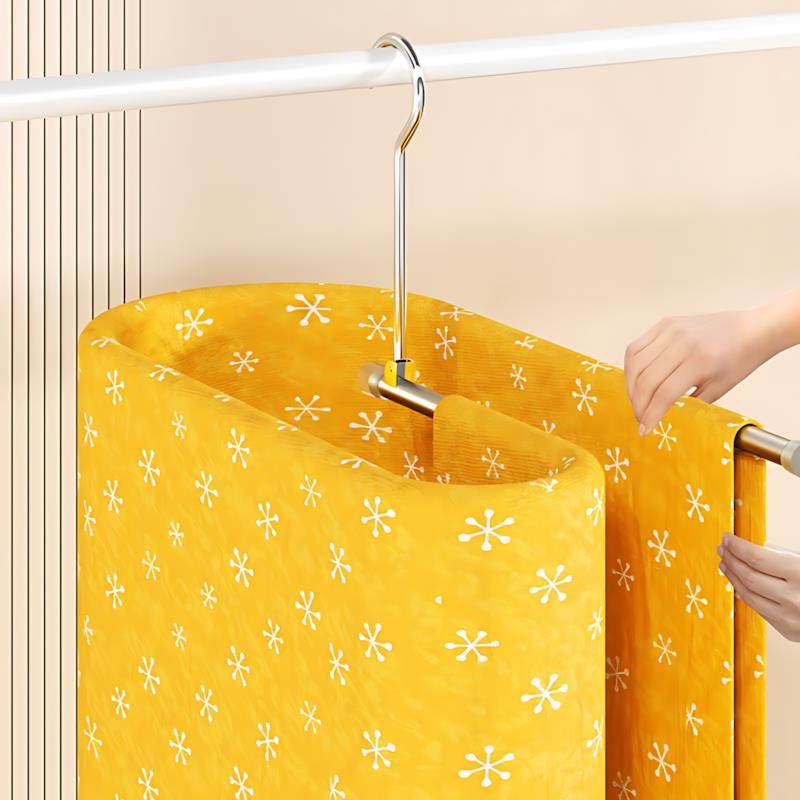 不锈钢铁衣架晒被子神器螺旋式晾家用阳台晾晒被套床单被罩专用,收纳整理,塑料衣架,淘宝优惠券,粉丝福利购,淘宝优惠卷