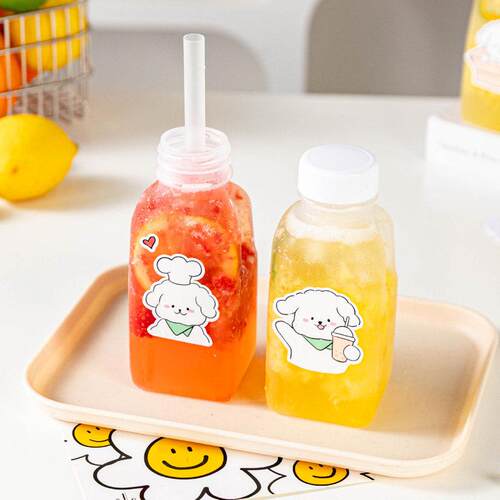 正品高档手提奶茶瓶子带盖柠檬茶果一耐高温pp食品级塑料次性杯子