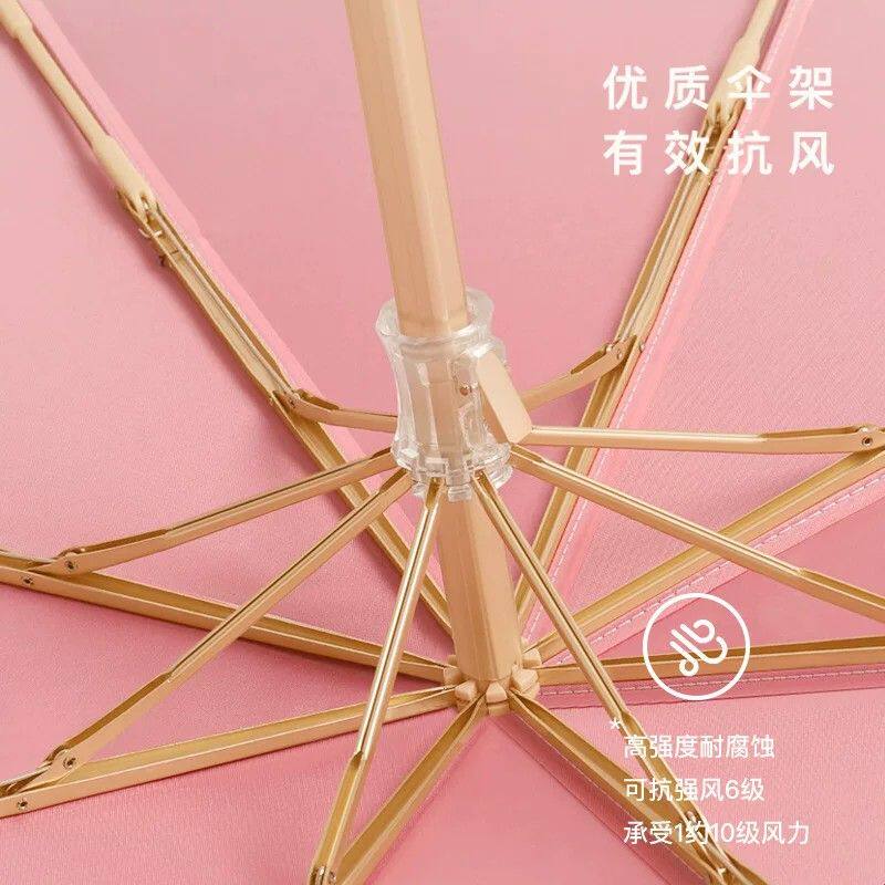 太阳伞女双层遮阳防晒防紫外线晴雨伞两用双层折叠2025新款高颜值