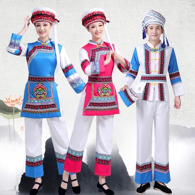 白族长裤水语墨精纺柔美尼云南