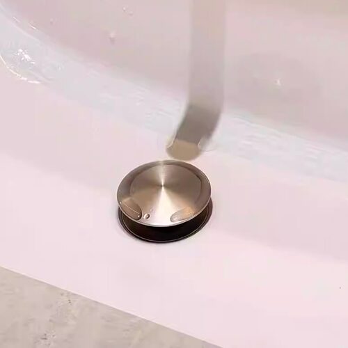 墙排专用全铜弹跳下水器防臭