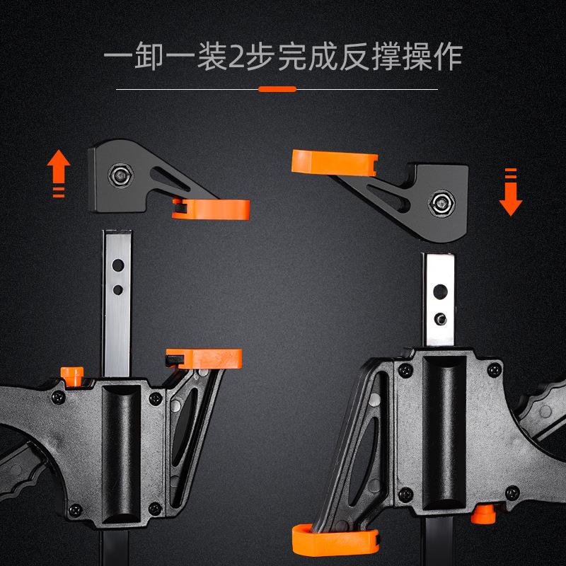 工业型扳机式深喉木工强力固定夹F夹 便携式大力重型快速木工F夹